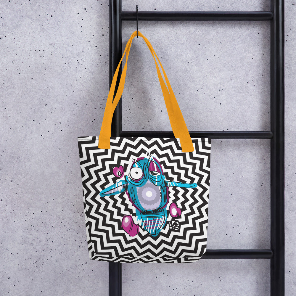 Spiraling Owl (V3) – Lebo Tote bag